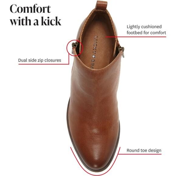 Lucky Brand Women's Basel Ankle Bootie - Picture 3 of 7